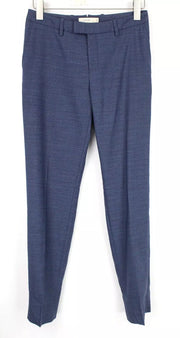 SUISTUDIO Robin Women's UK8R Pleated Blue Classic Formal Fit Trousers