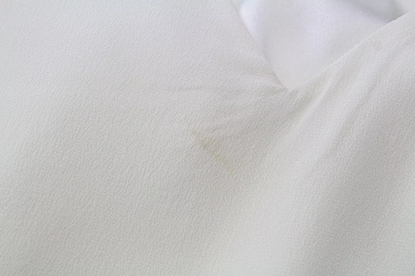 SUISTUDIO Rickie Women's Top UK8 Off-White Silk Pullover V-Neck Lined