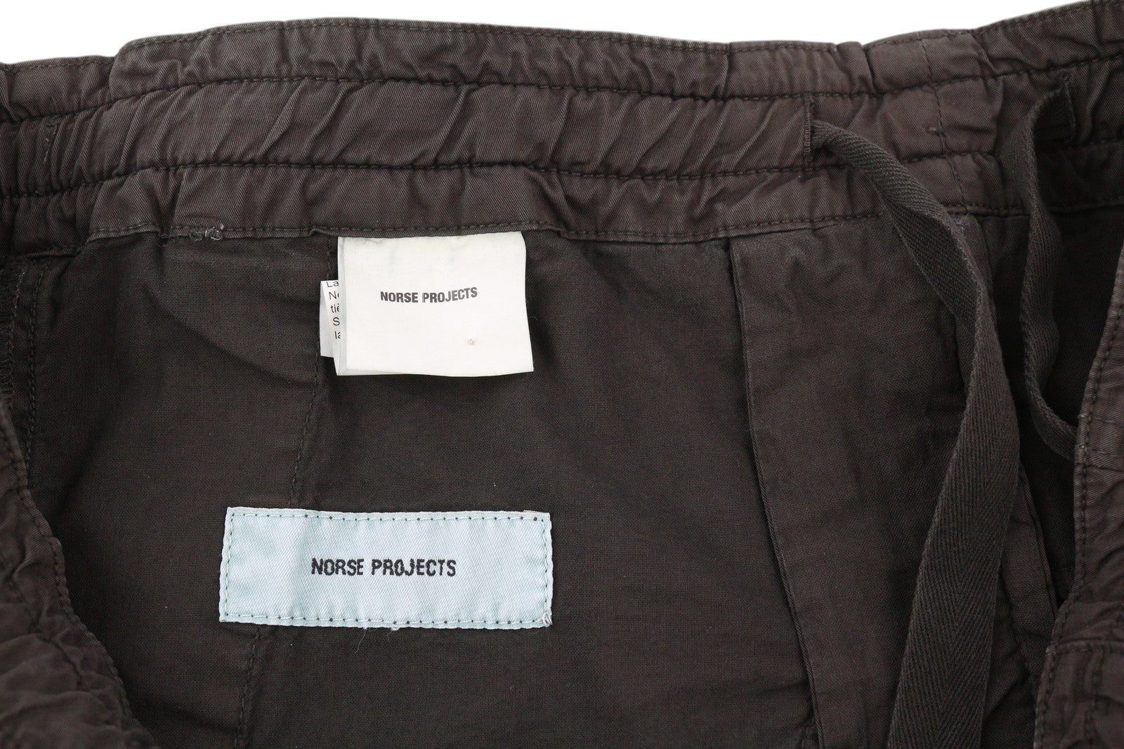 NORSE PROJECTS Evald Work Men Shorts M Brown Drawstrings Waist Pull On Casual