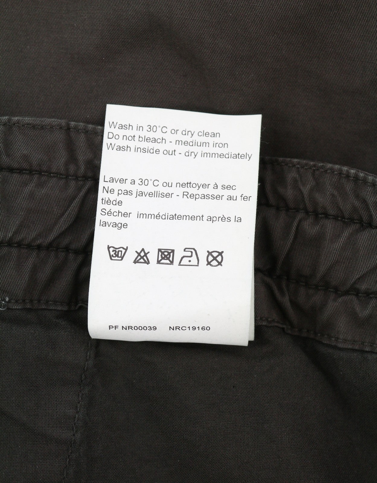 NORSE PROJECTS Evald Work Men Shorts M Brown Drawstrings Waist Pull On Casual