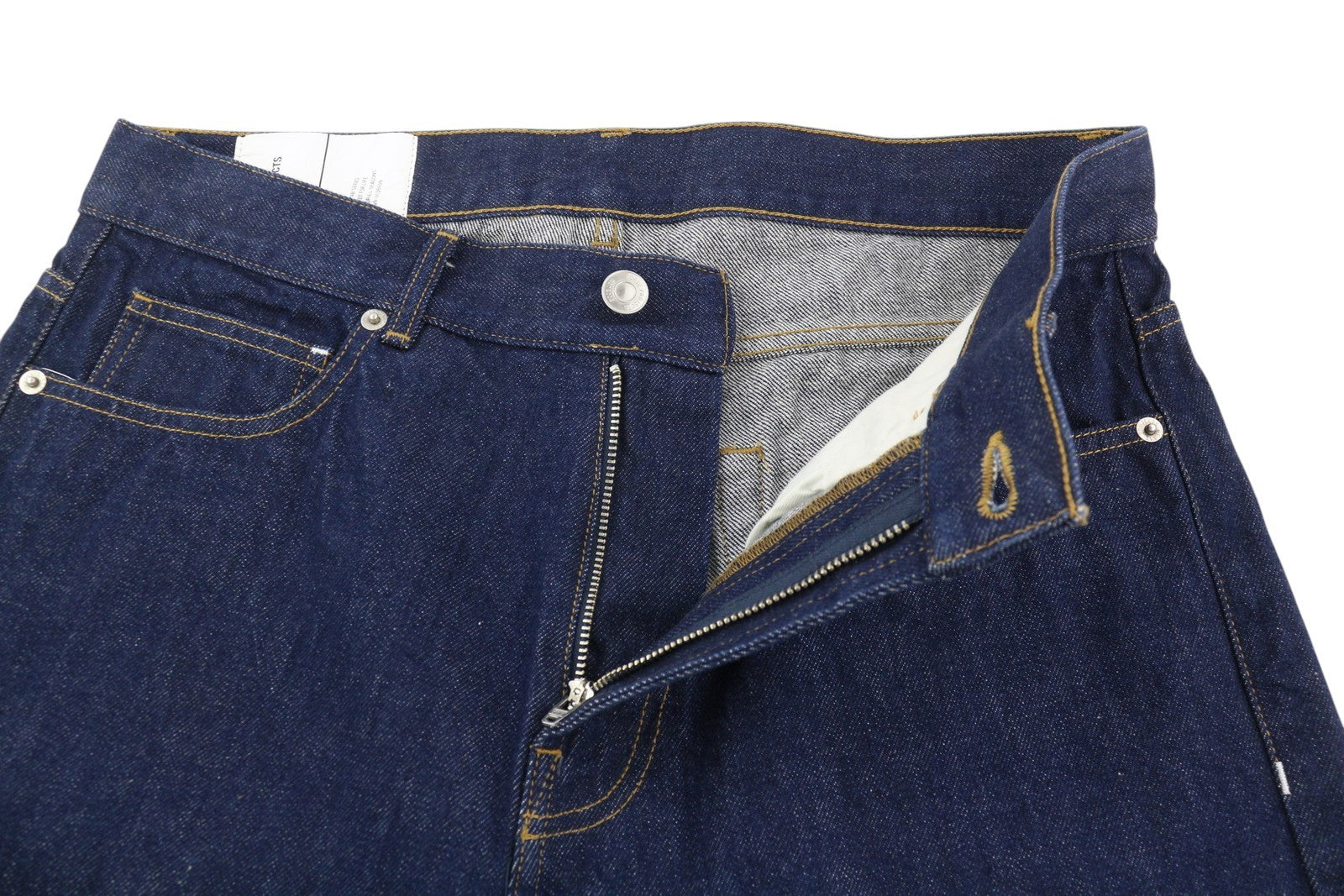 NORSE PROJECTS Men Shorts W31 Dark Blue Denim Slim Fit Zip Fly Pockets Casual