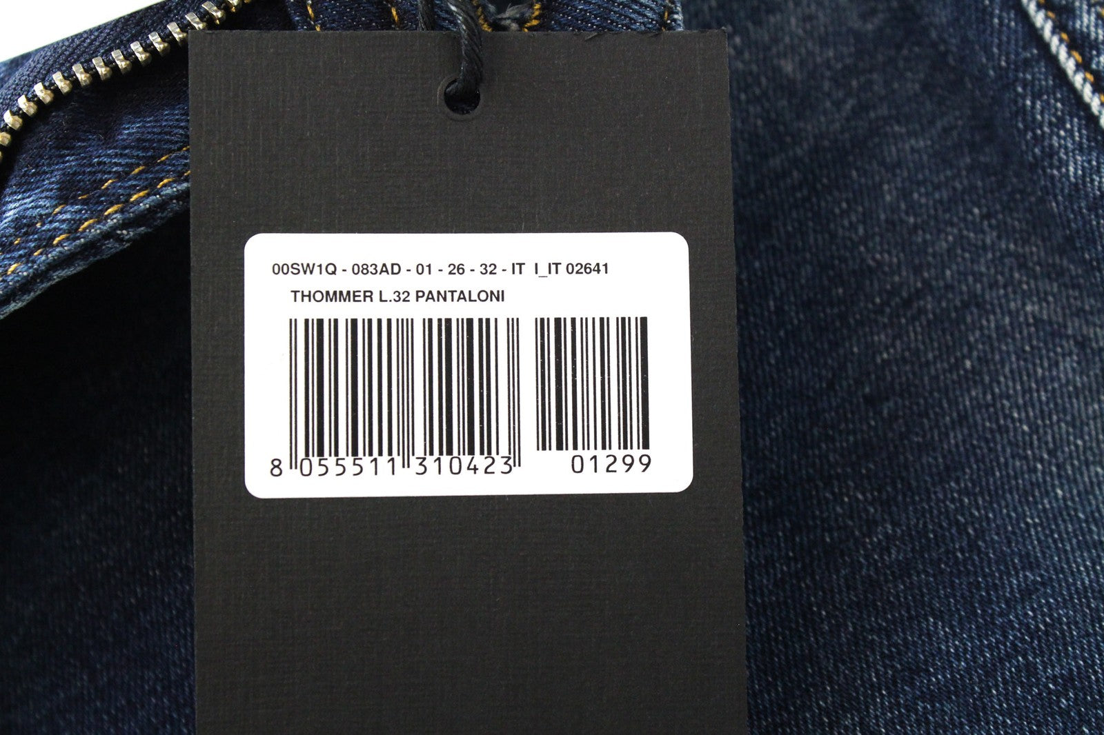 DIESEL Thommer 083AD Men's W26/L32 Slim Skinny Stretch Denim Blue Boys Jeans