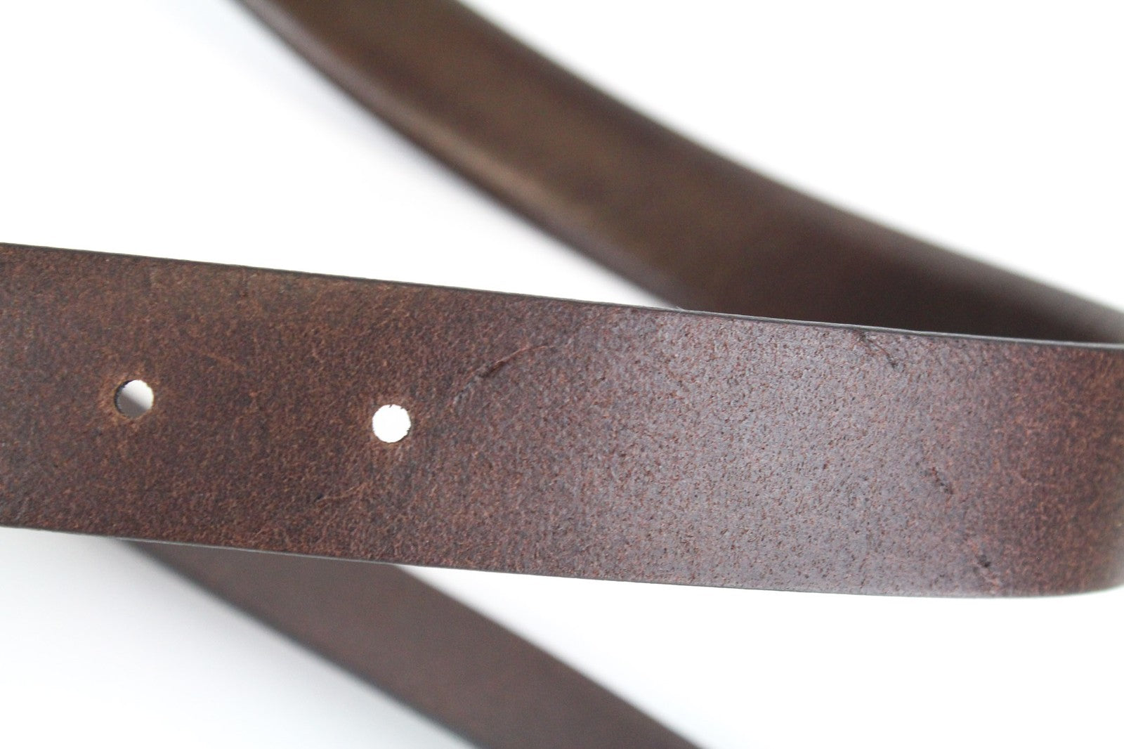 SUITSUPPLY Men's 105 cm Belt Dark Brown Leather Metal Buckle Dress Style