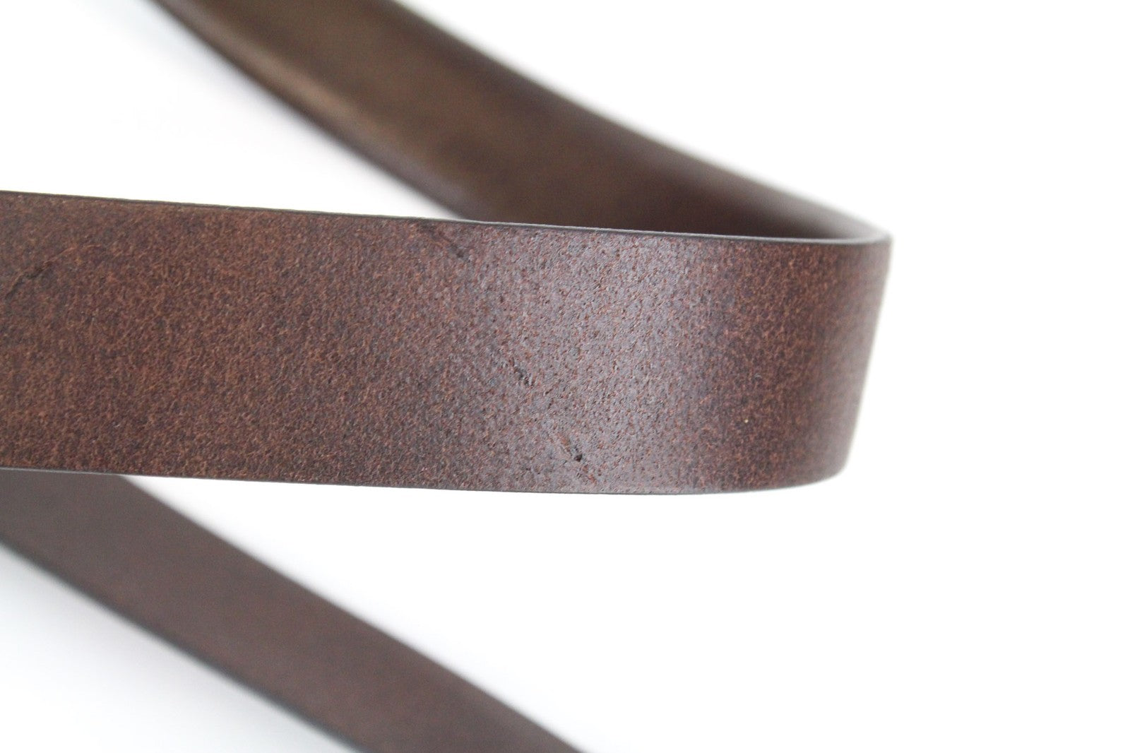 SUITSUPPLY Men's 105 cm Belt Dark Brown Leather Metal Buckle Dress Style