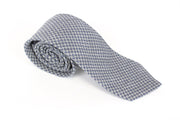 SUITSUPPLY Men's Grey Tie ~150 x 8 Classic Pointed-End Paisley Wool Blend