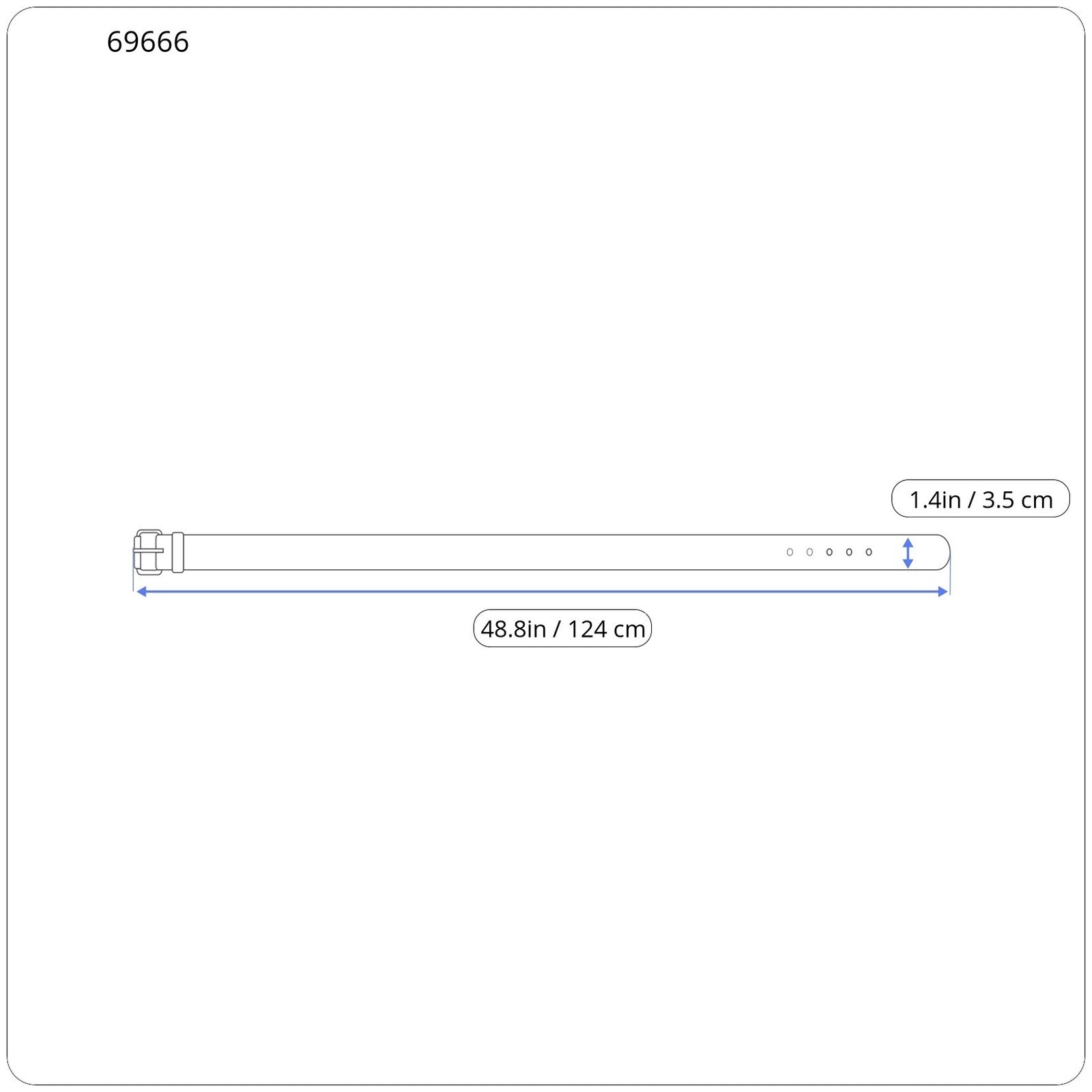 SUITSUPPLY Men's Brown Leather Belt 105 cm Smart-Casual Everyday Style