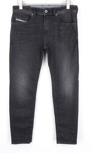 DIESEL Thommer 0687J Men's Denim Pants W32/L30 Grey Elastic Slim Zip Fly Fit