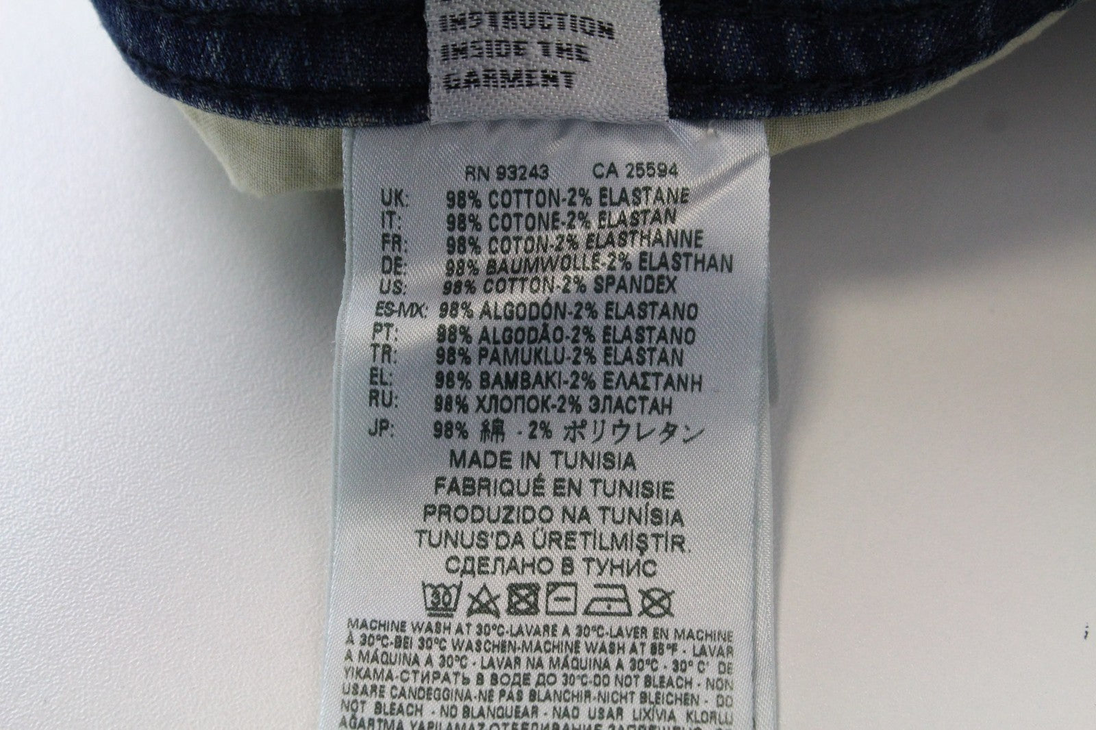 DIESEL Buster 084UT Men's Denim Pants W26/L32 Blue Slim Elastic Tapered Fit