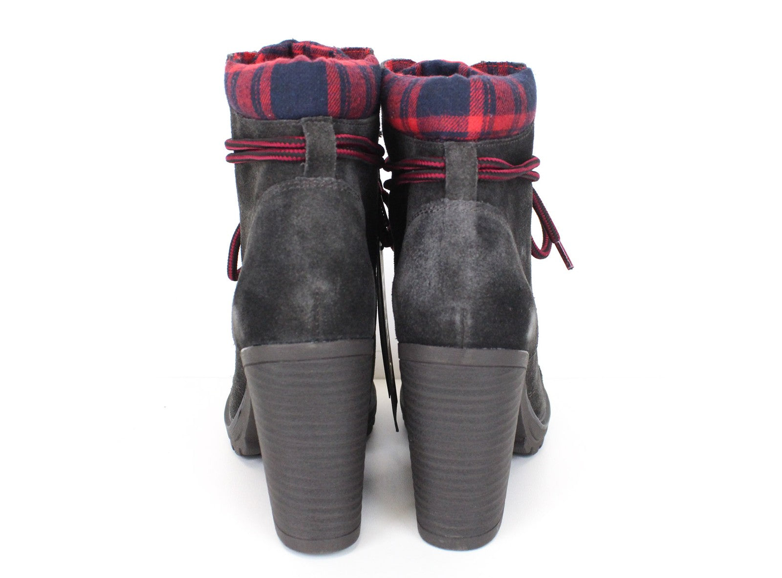 REPLAY Women's Footwear EU36/UK3.5 Brown Suede Lace-Up Ankle High-Heel