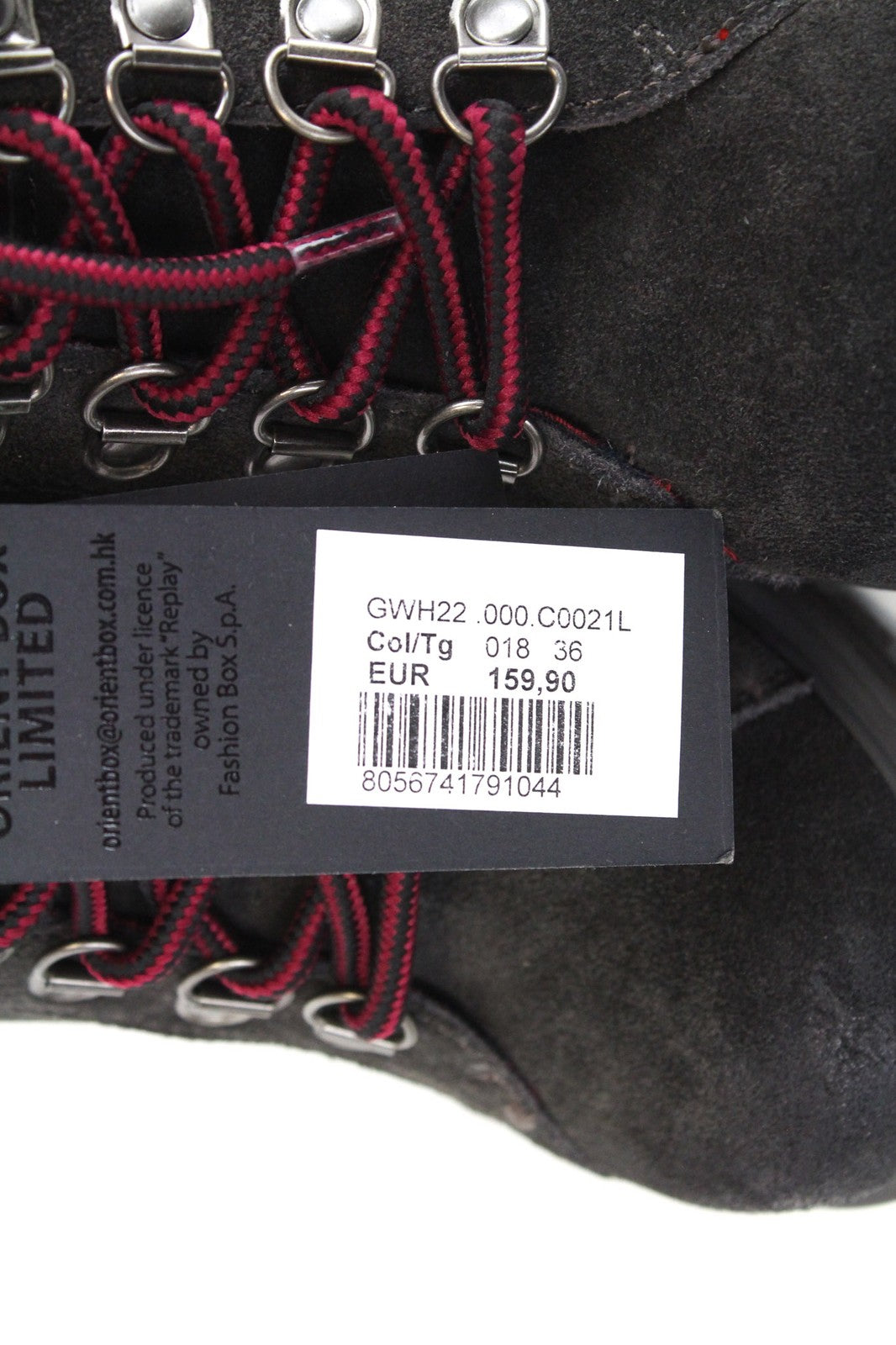 REPLAY Women's Footwear EU36/UK3.5 Brown Suede Lace-Up Ankle High-Heel