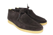 SUITSUPPLY Men's Everyday Footwear EU42/UK8 Brown Suede Leather Chukka High-Top