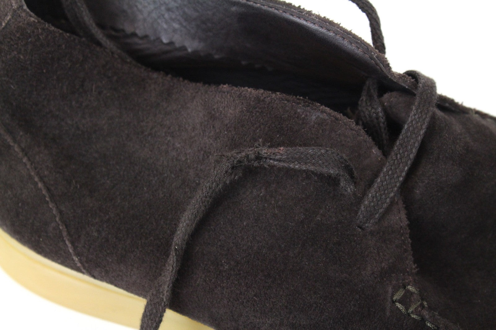 SUITSUPPLY Men's Everyday Footwear EU42/UK8 Brown Suede Leather Chukka High-Top