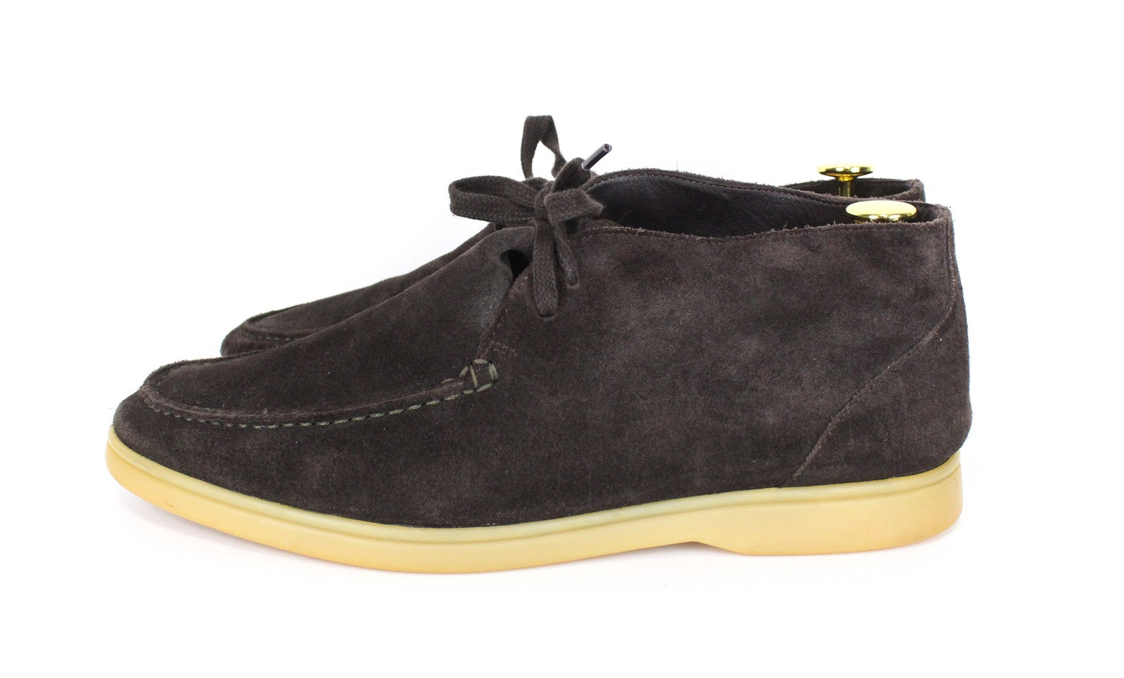 SUITSUPPLY Men's Everyday Footwear EU42/UK8 Brown Suede Leather Chukka High-Top