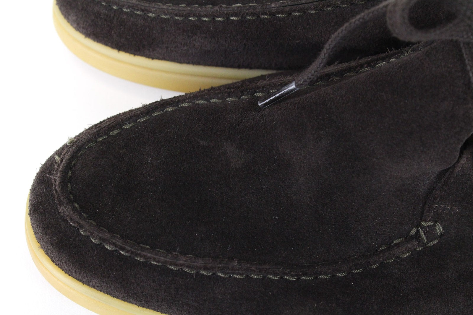 SUITSUPPLY Men's Everyday Footwear EU42/UK8 Brown Suede Leather Chukka High-Top