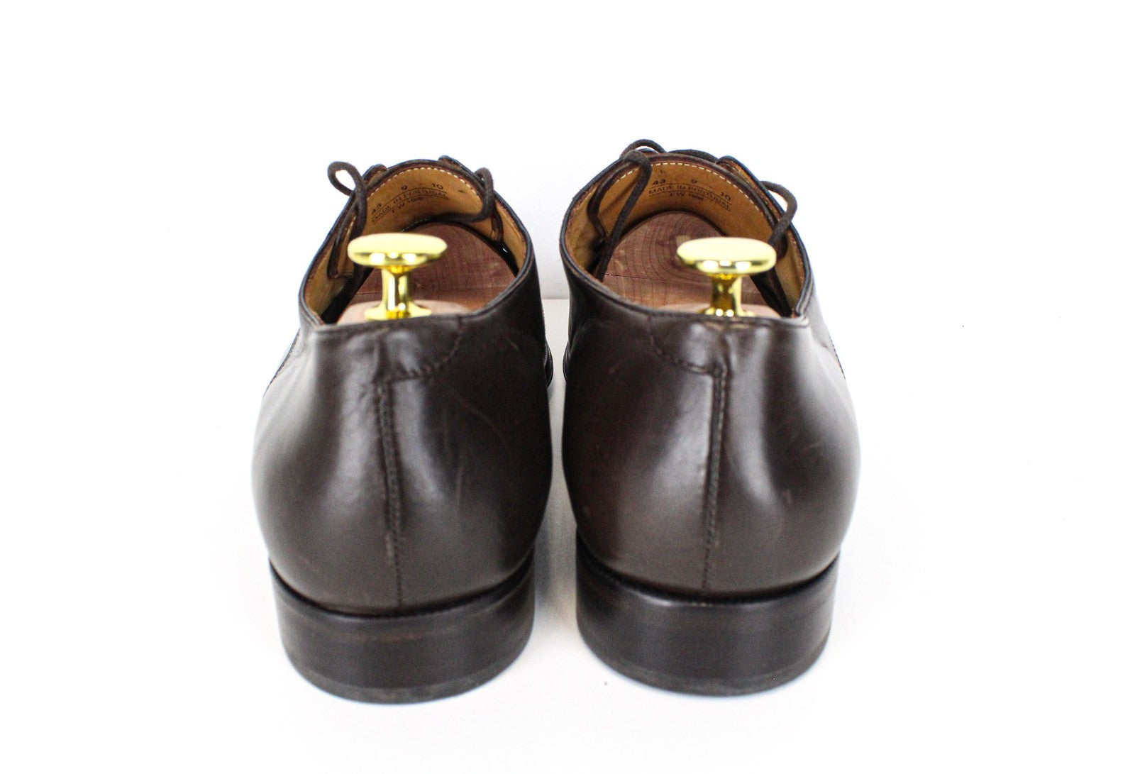 SUITSUPPLY Men's Dress Footwear EU43/UK9 Dark Brown Leather Derby Lace-Up