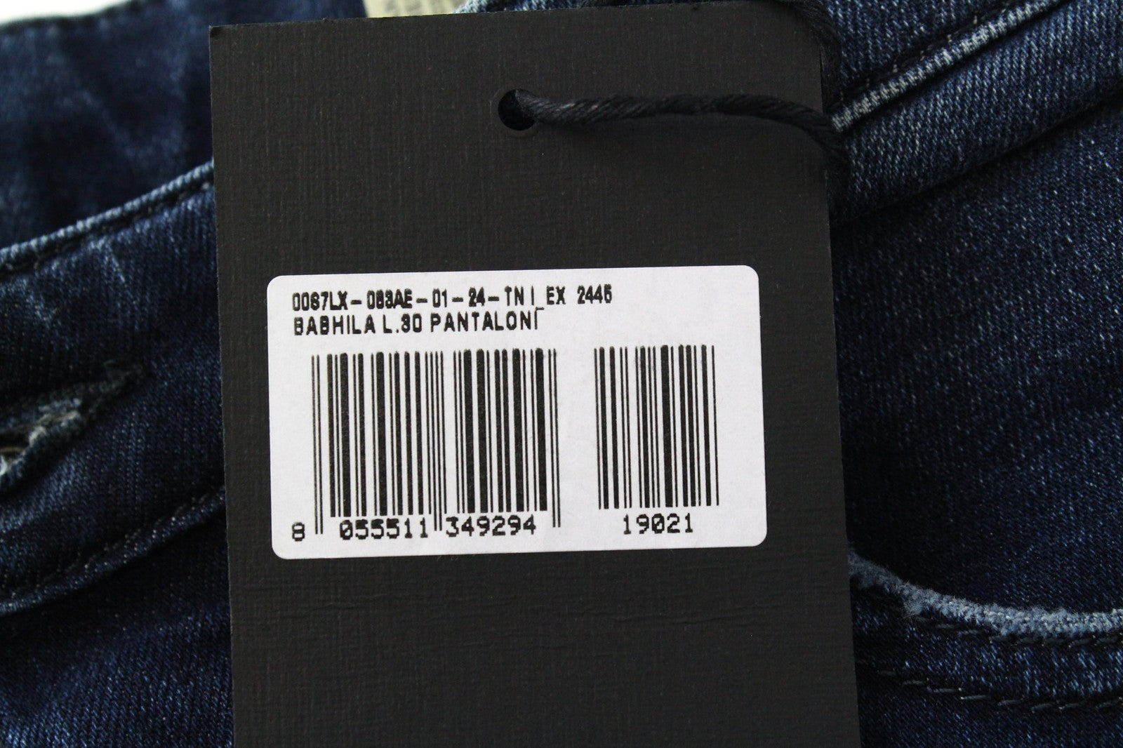 DIESEL Babhila 083AE Women's Denim Pants W24/L30 Dark Blue Elastic Slim Fitted