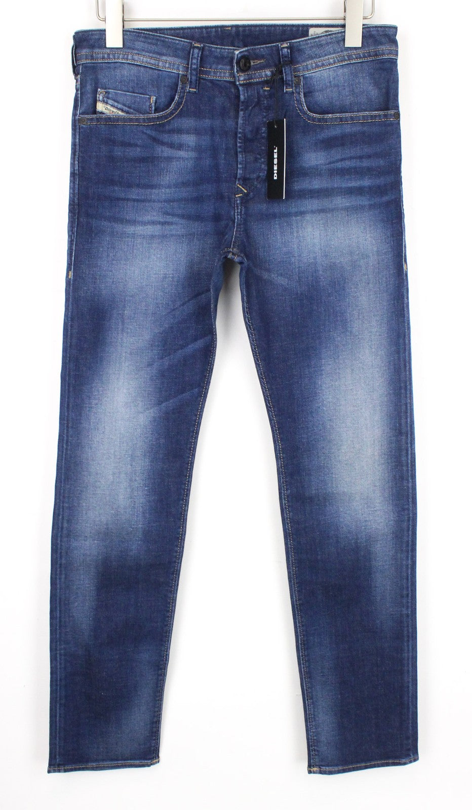 DIESEL Buster 084GR Men's Slim Tapered Stretch Blue Cotton Jeans W29 L32