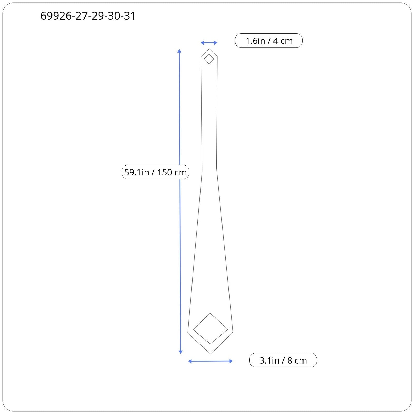 SUITSUPPLY Men's Purple Checked Wool Blend Tie ~150 x 8 cm Pointed-End