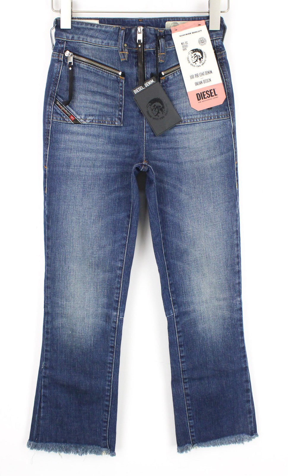 DIESEL D-Earlie 089AR Women's Slim High Waist Stretch Blue Jeans W24 L32