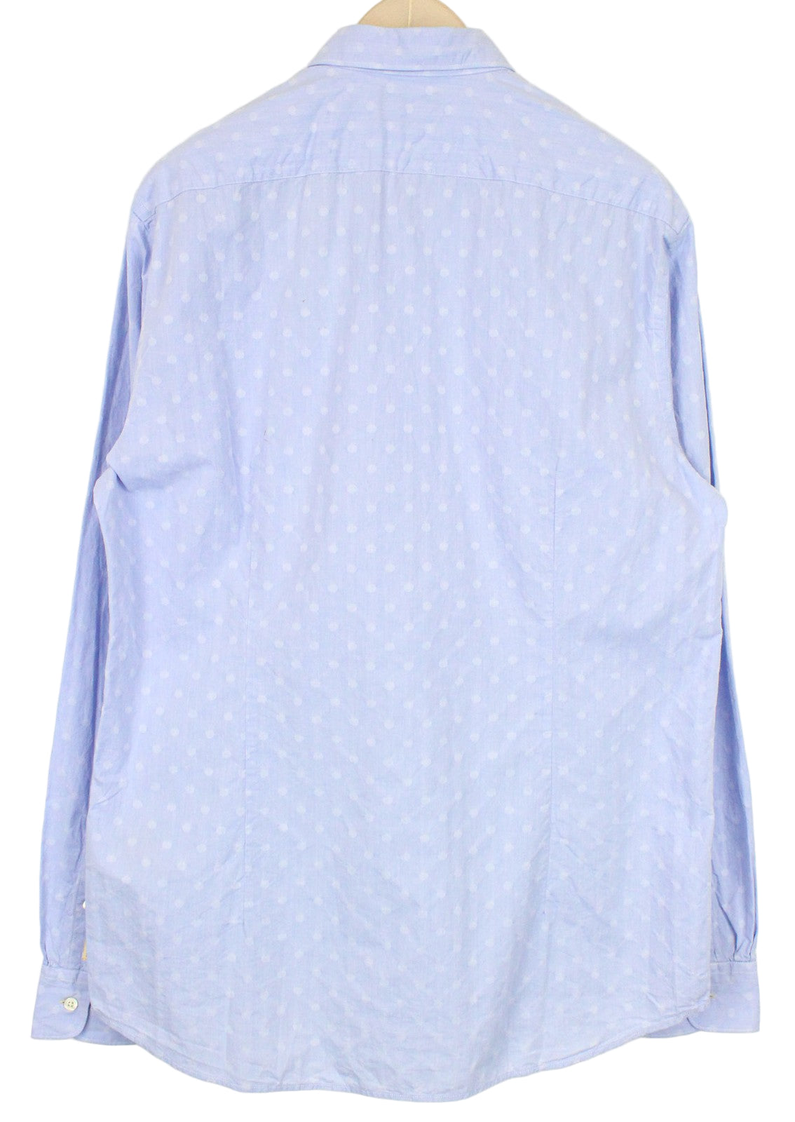 SCOTCH & SODA Ams Couture Men's Blue Shirt 2XL Cotton Dot Print Slim