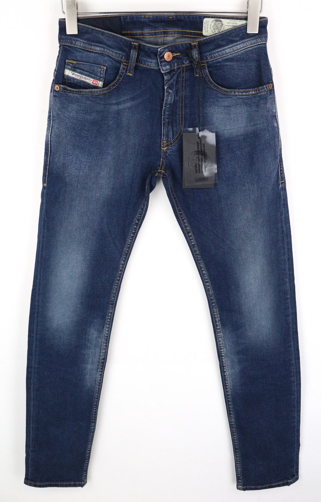 DIESEL Thommer 083AD Men's Mid Blue Slim Zip Fly Stretch Fit Jeans W29 L32