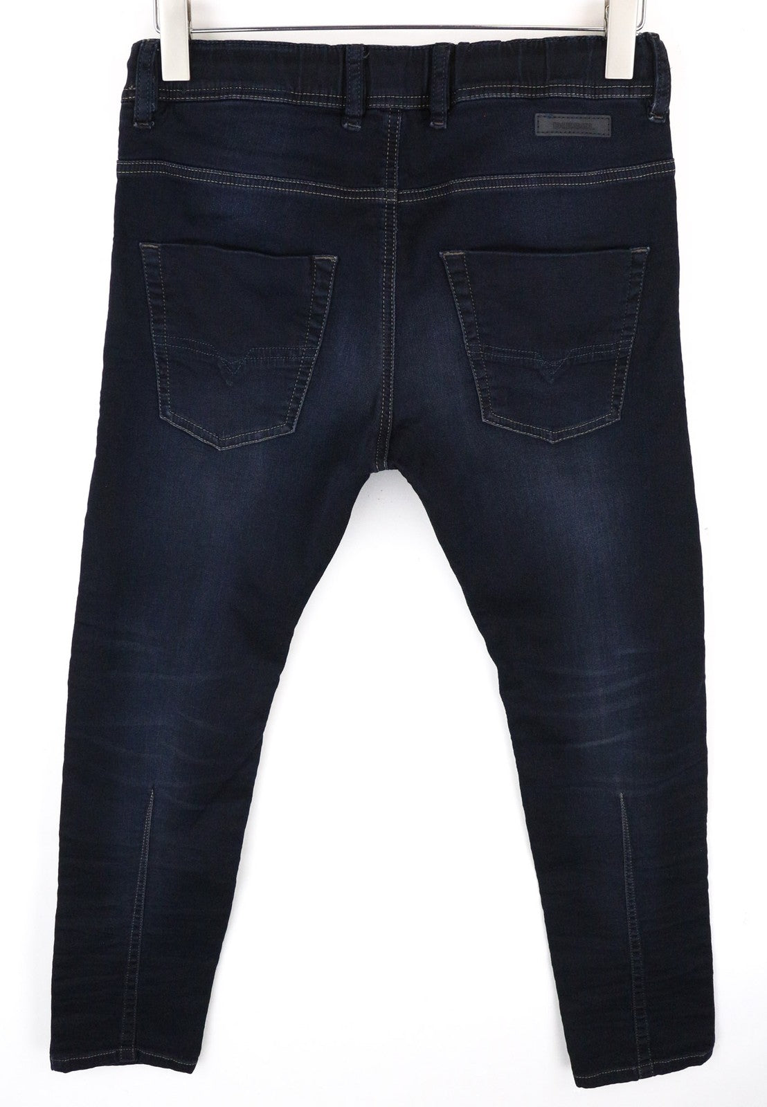 DIESEL Krooley-NE 0686F Men's Sweat Denim Jog Jeans W26 Blue Slim Carrot