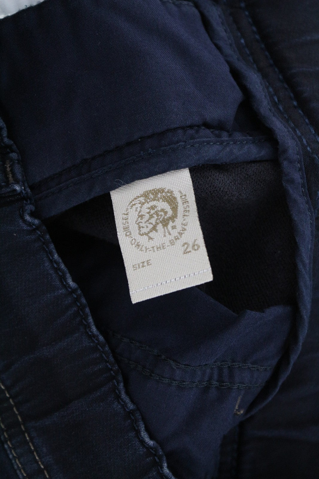 DIESEL Krooley-NE 0686F Men's Sweat Denim Jog Jeans W26 Blue Slim Carrot