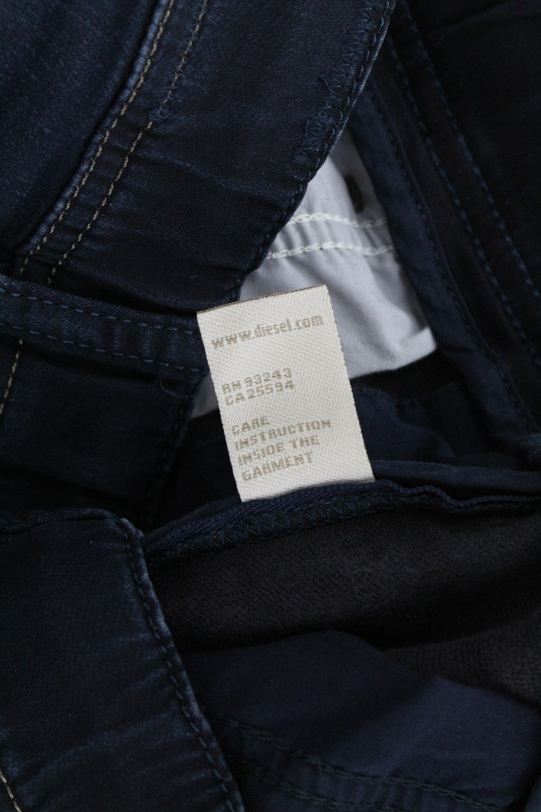 DIESEL Krooley-NE 0686F Men's Sweat Denim Jog Jeans W26 Blue Slim Carrot