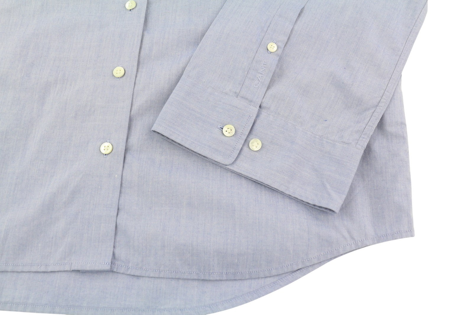 GANT PP Bell Women Shirt EU36 Blue Spread Collar Button-Up Casual Long Sleeved