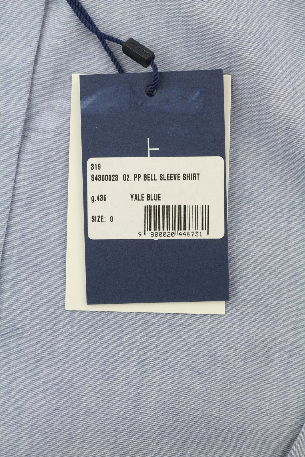 GANT PP Bell Women Shirt EU36 Blue Spread Collar Button-Up Casual Long Sleeved