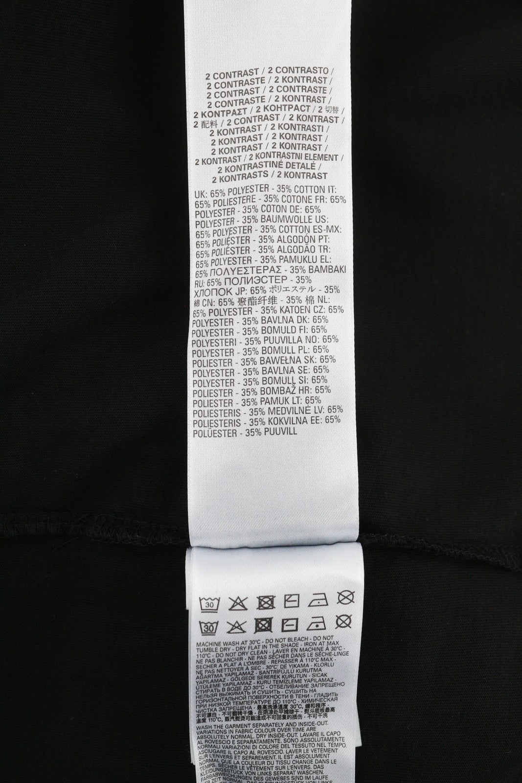 DIESEL T-Shula Men T-Shirt 2XL Black Long Sleeved Crew Collar Tricot Stretch