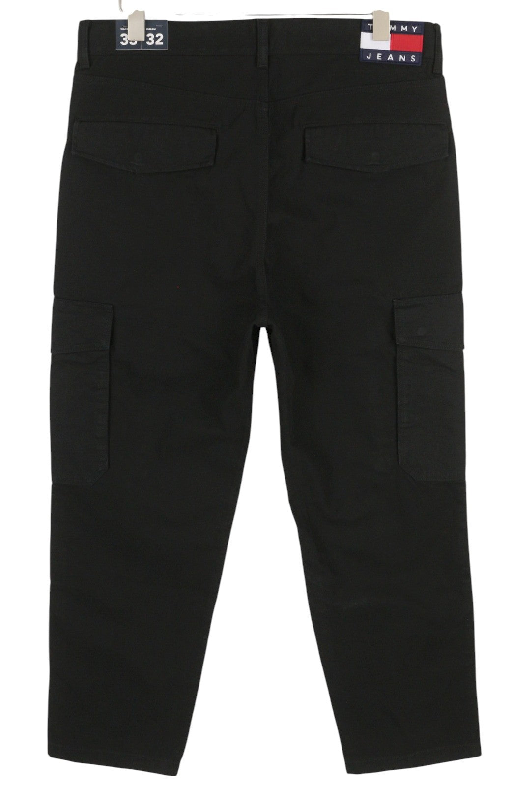 TOMMY HILFIGER Skater Carpenter Men Trousers W33/L32 Black Cargo Regular RRP€139