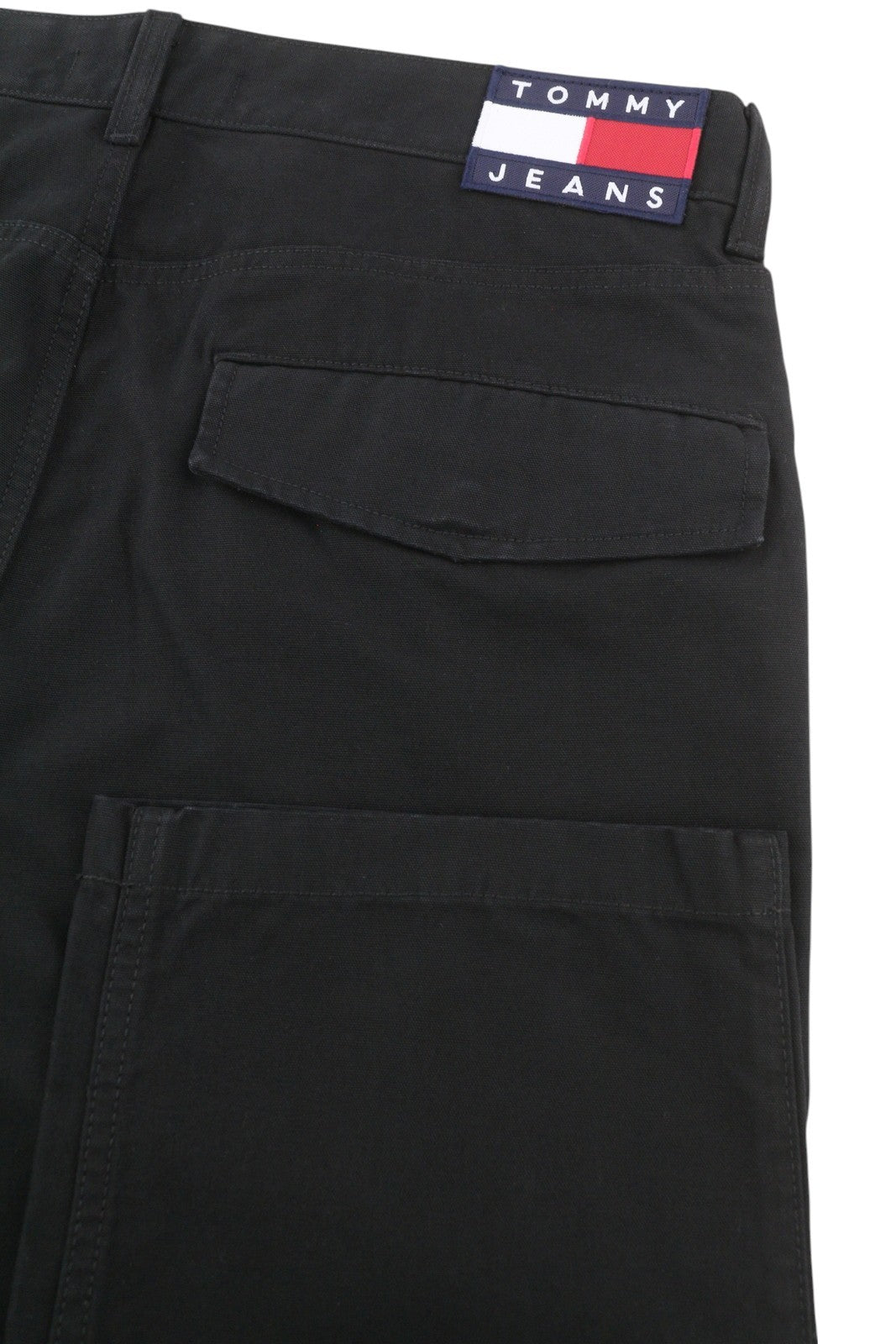 TOMMY HILFIGER Skater Carpenter Men Trousers W33/L32 Black Cargo Regular RRP€139