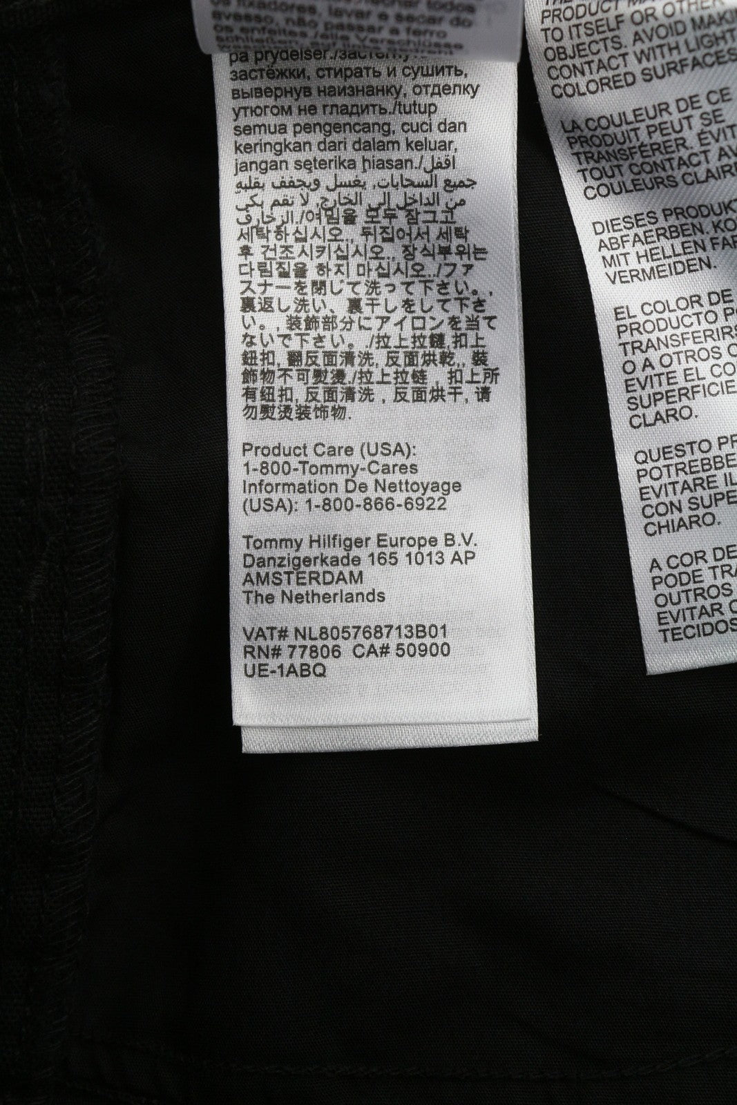 TOMMY HILFIGER Skater Carpenter Men Trousers W33/L32 Black Cargo Regular RRP€139