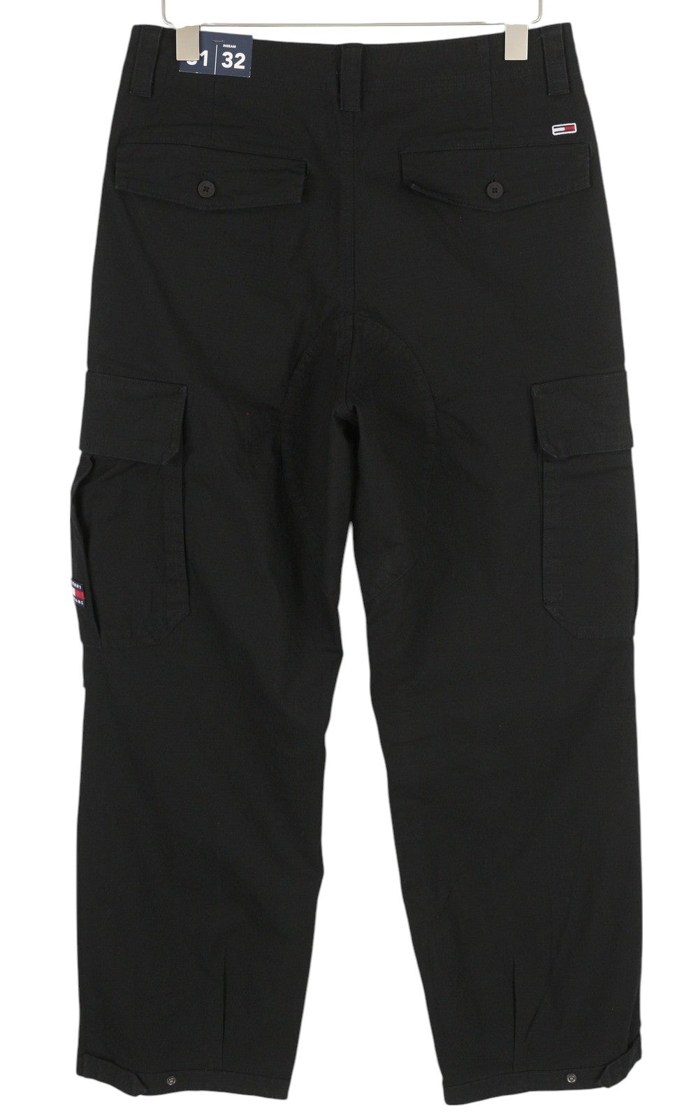 TOMMY HILFIGER Aiden Baggy Cargo Men Trousers W31/L32 Black Regular RRP€149