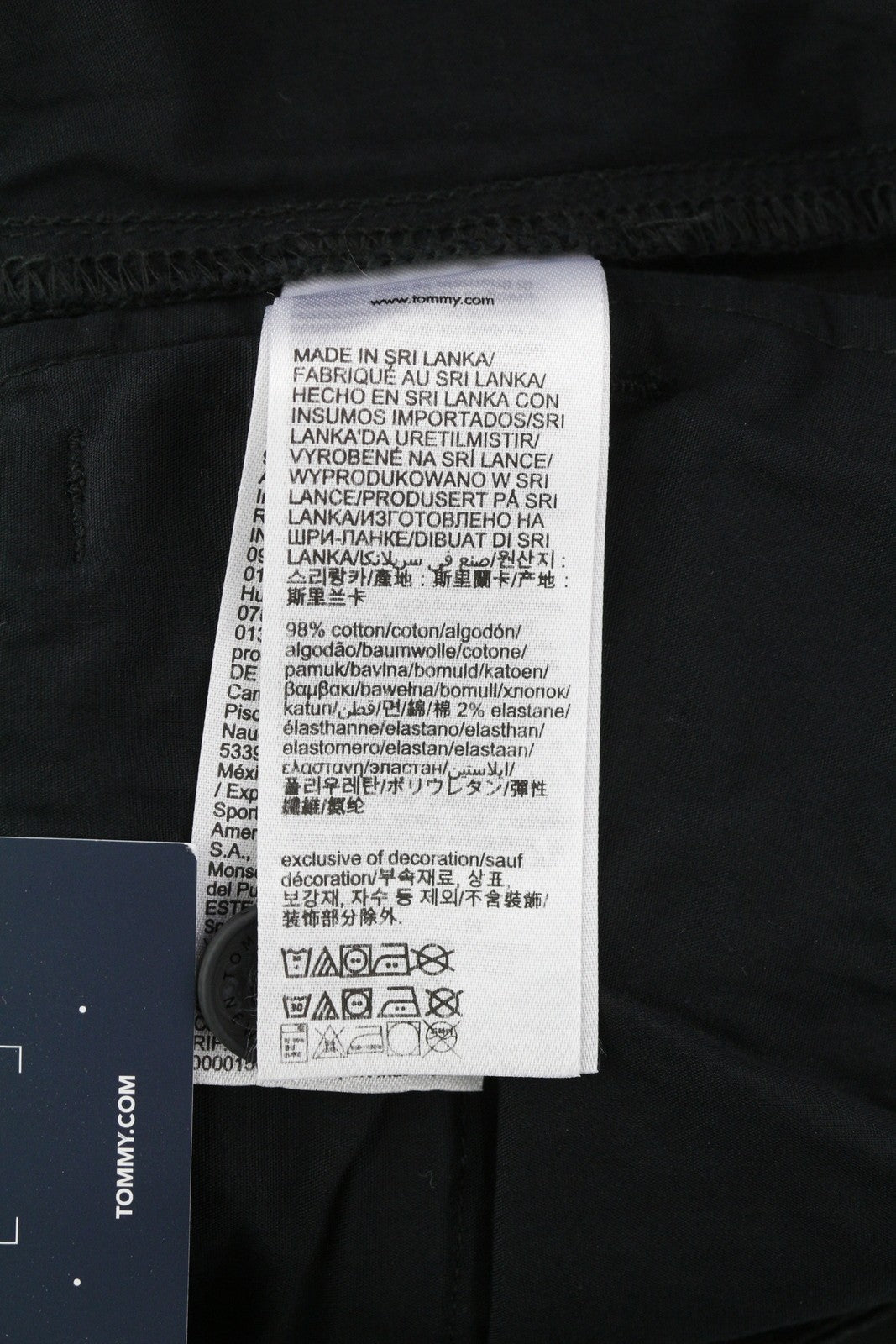 TOMMY HILFIGER Aiden Baggy Cargo Men Trousers W31/L32 Black Regular RRP€149