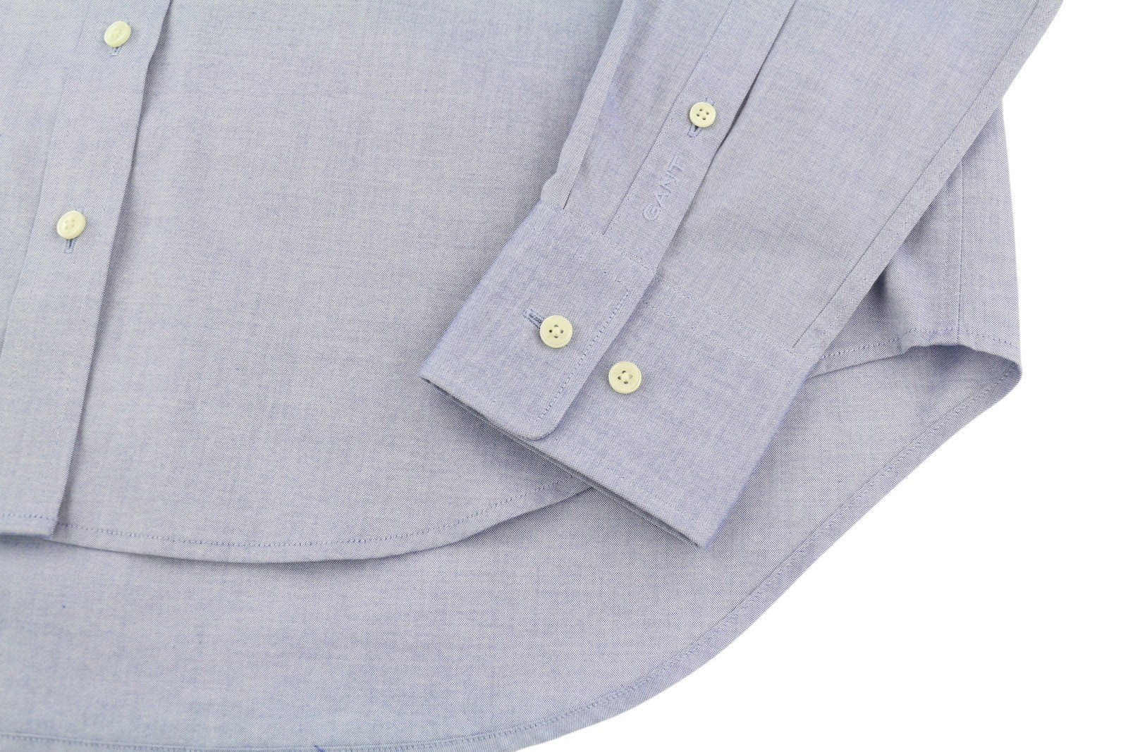 GANT Oversized Collar Relaxed Women Shirt EU36 Blue Button-Up Long Sleeve Casual