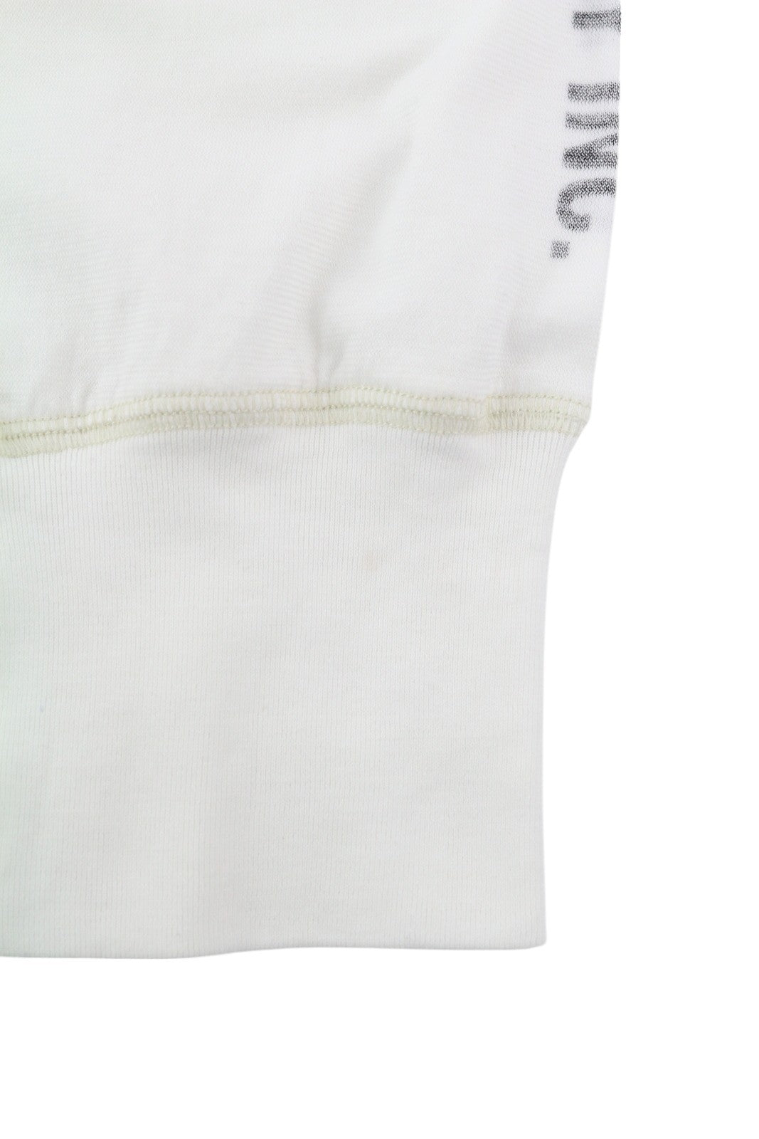 DIESEL T-Jubind-LS-Slits Men T-Shirt 3XL White Long Sleeve Crew Neck Tricot