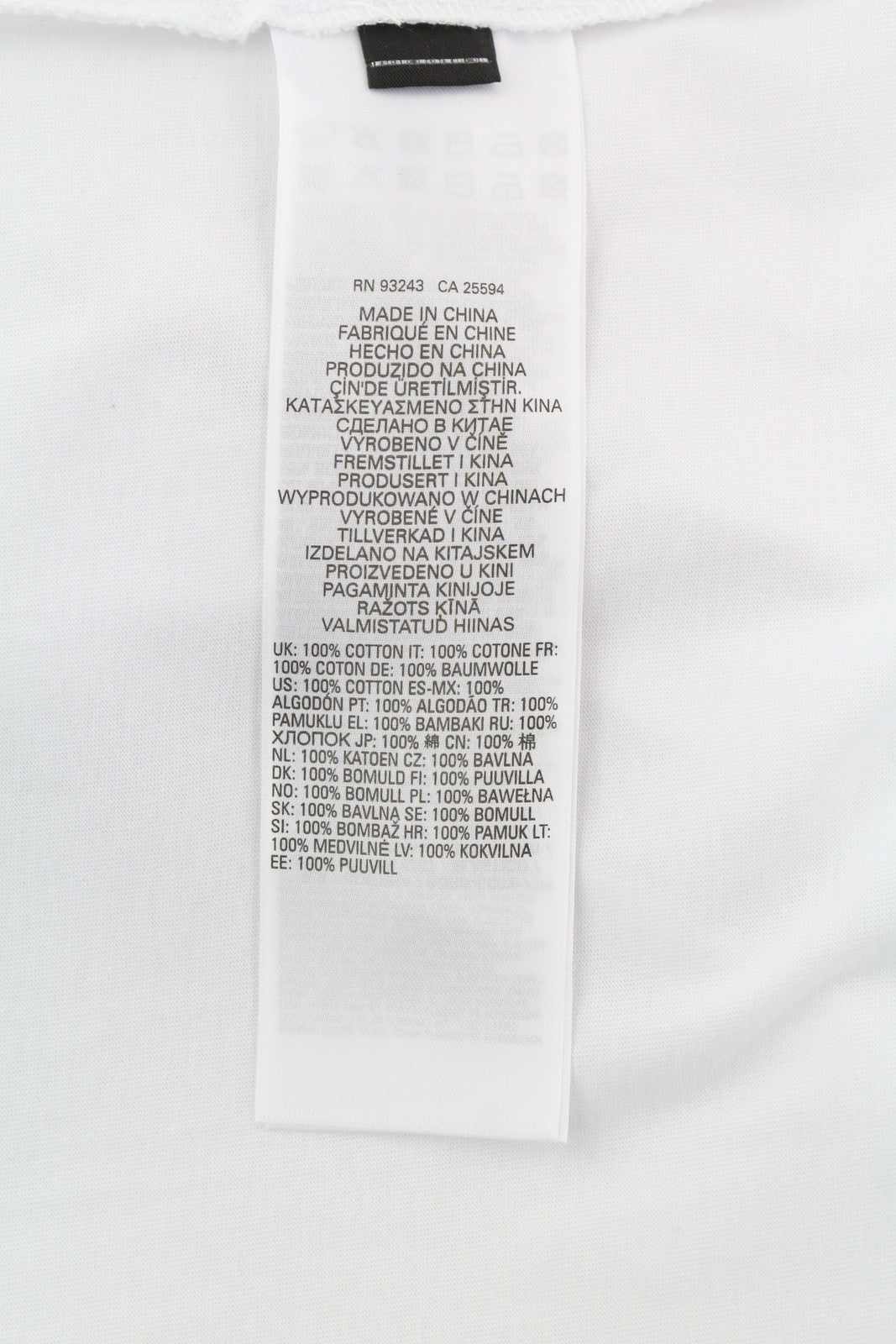 DIESEL T-Diegor-Ls-Microdiv Men T-Shirt 3XL White Long Sleeve Crew Neck Tricot