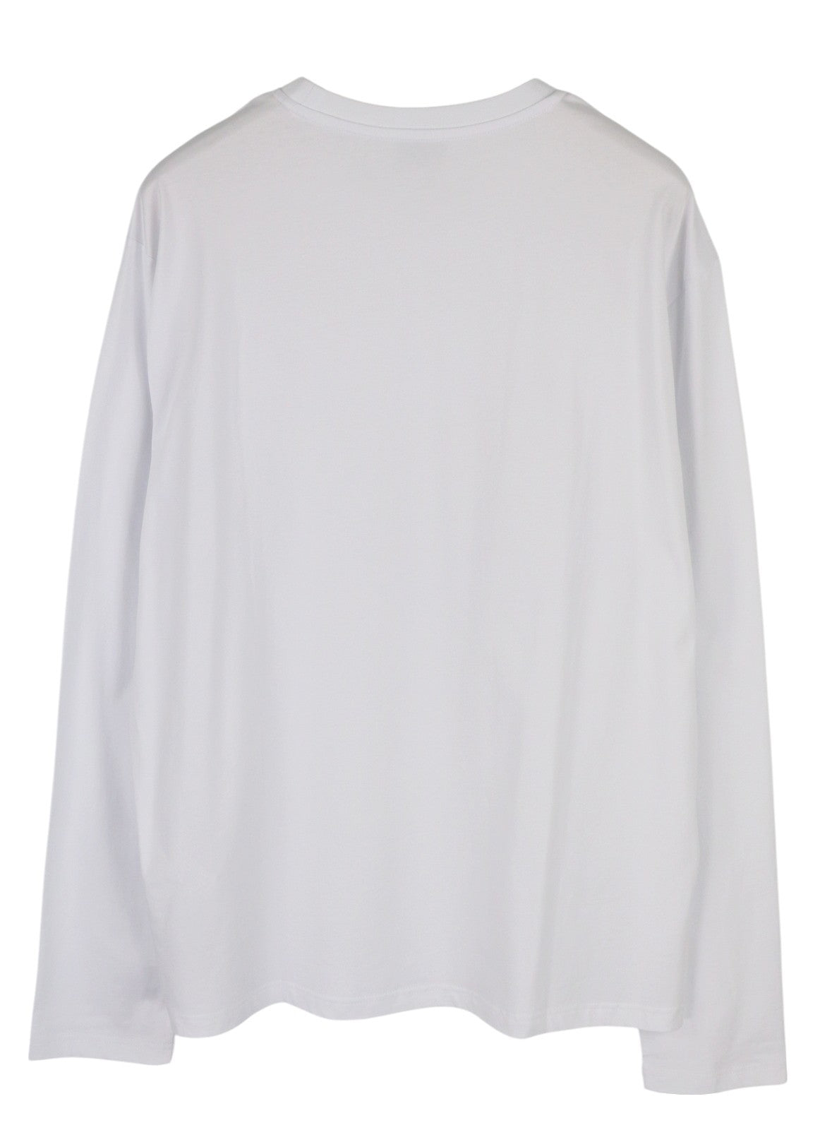 DIESEL T-Diegor-Ls-Microdiv Men T-Shirt 3XL White Long Sleeve Crew Neck Tricot