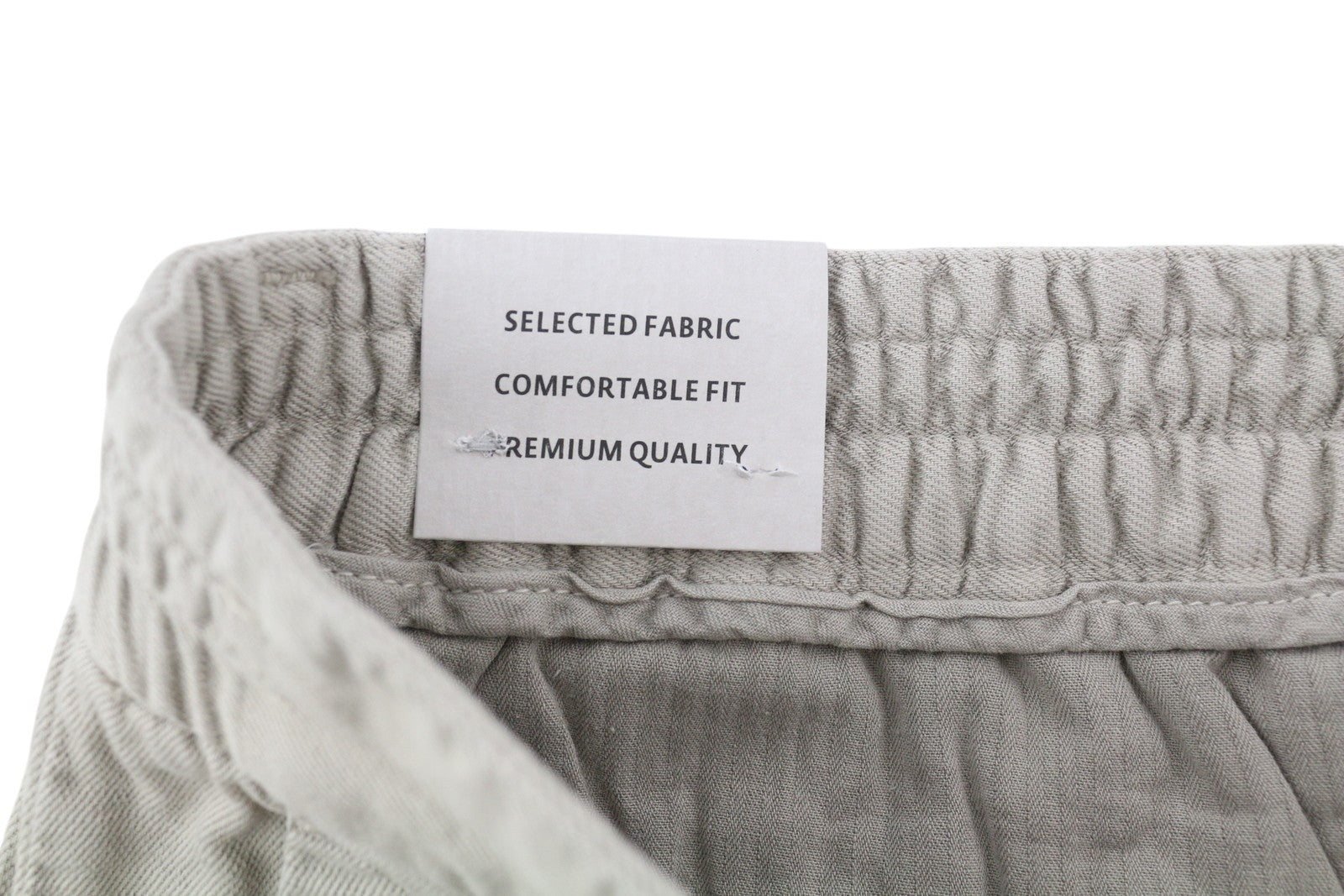 ANTONY MORATO Paul Men Trousers W30 Grey Linen Blend Pleated Tapered Fit Zip