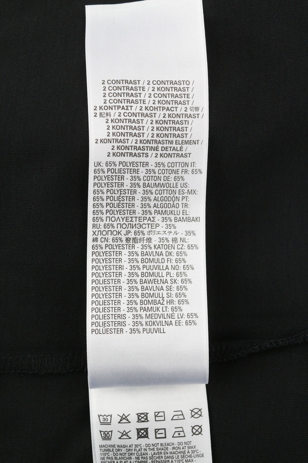 DIESEL T-Shula Men T-Shirt 2XL Black Long Sleeved Crew Neck Logo Tricot Stretch