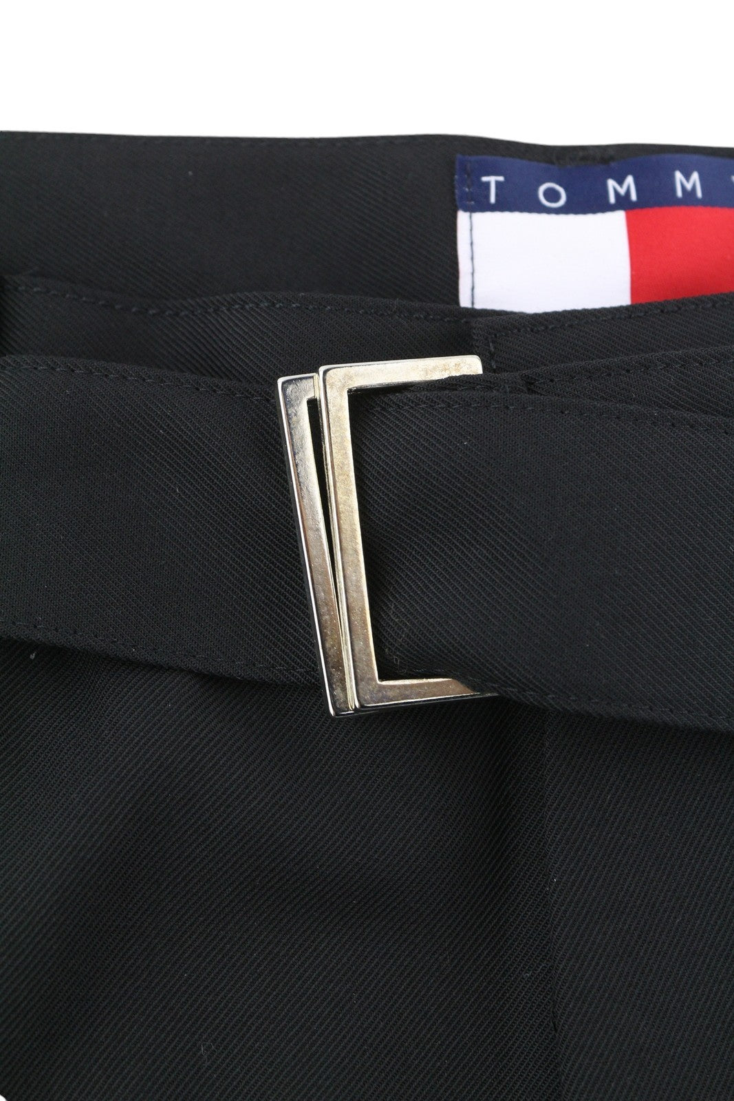 TOMMY HILFIGER Wide Fit Cargo Men Trousers W28/L32 Wool Blend Belted RRP€151