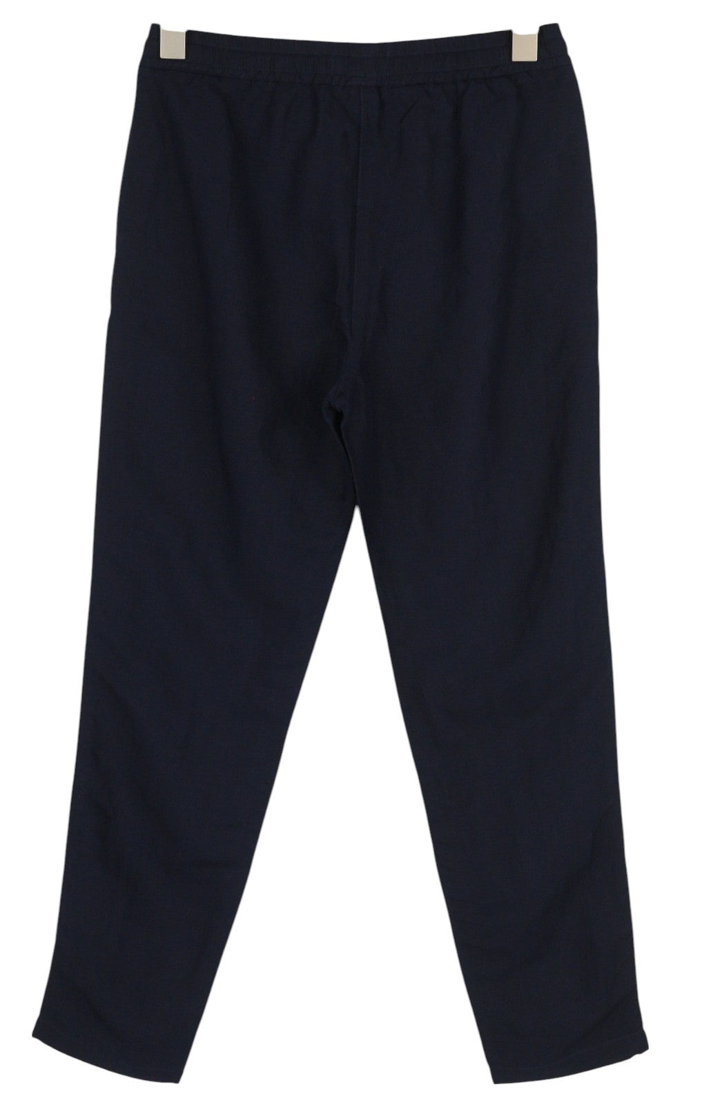 GANT Summer Linen Pull-On Women Trousers EU34 Dark Blue Elastic Waist Tapered