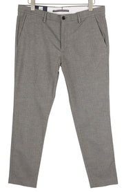 TOMMY HILFIGER Bleecker Stretch Men Trousers W36/L32 Melange Grey Slim RRP€119
