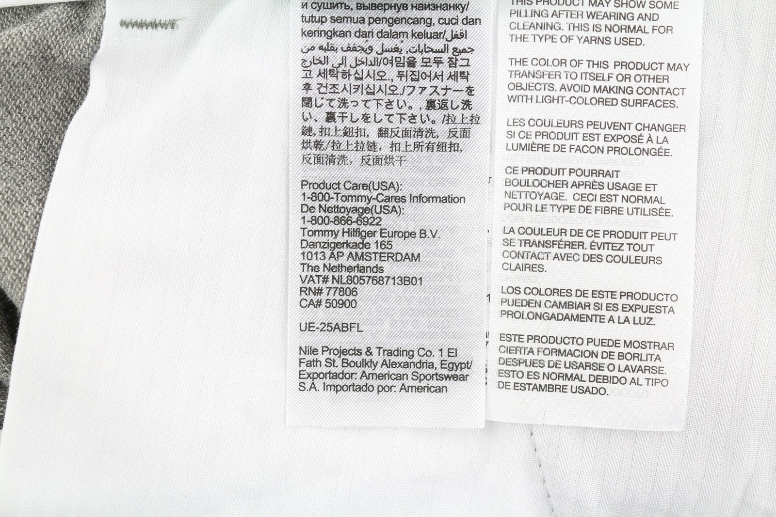 TOMMY HILFIGER Bleecker Stretch Men Trousers W36/L32 Melange Grey Slim RRP€119