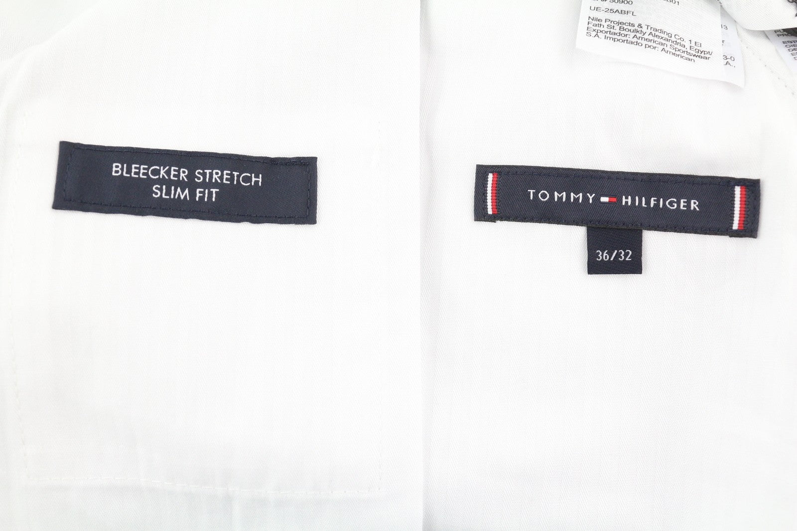 TOMMY HILFIGER Bleecker Stretch Men Trousers W36/L32 Melange Grey Slim RRP€119