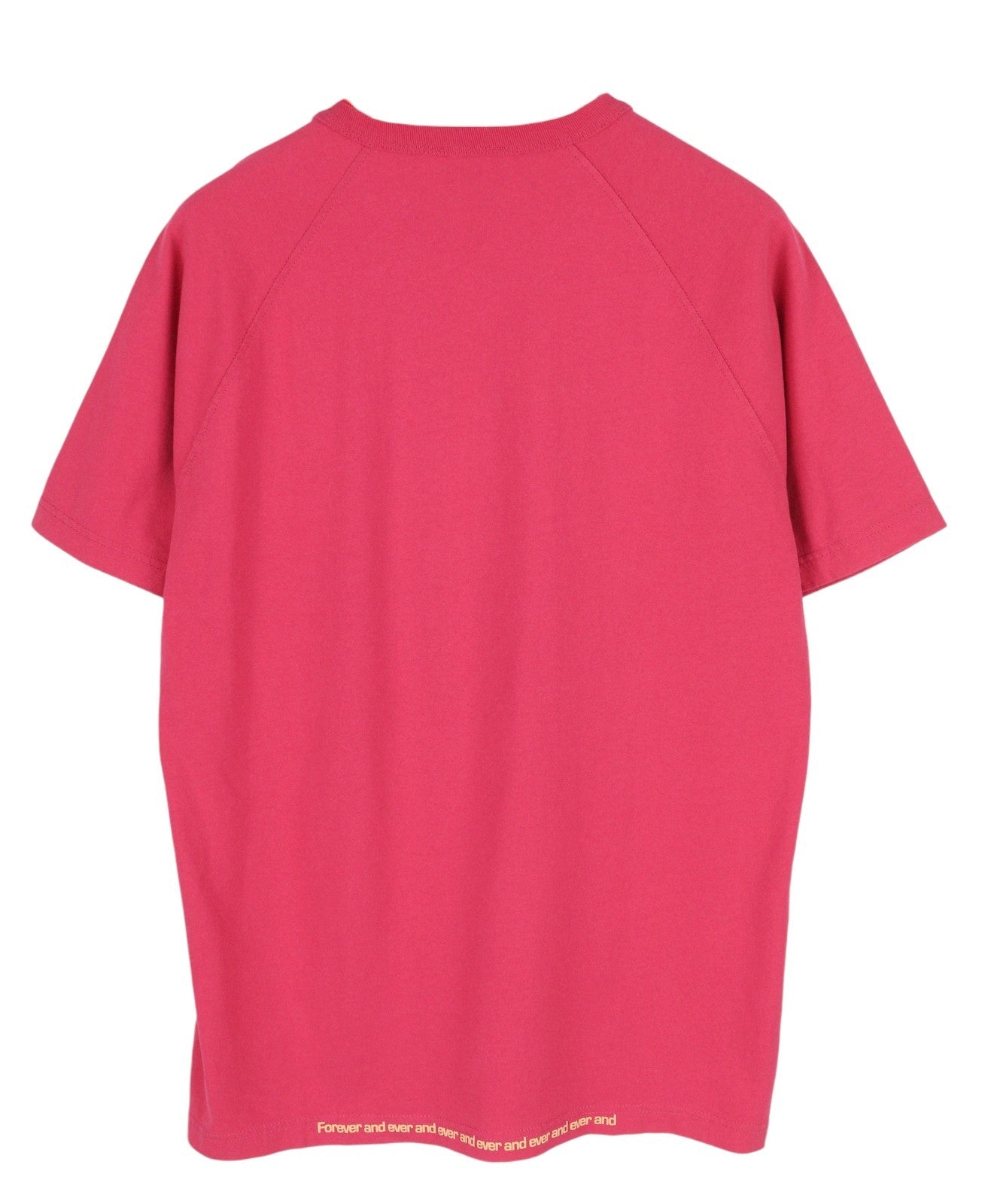 DIESEL T-Rust Men T-Shirt L Pink Short Sleeved Crew Collar Logo Tricot Stretch