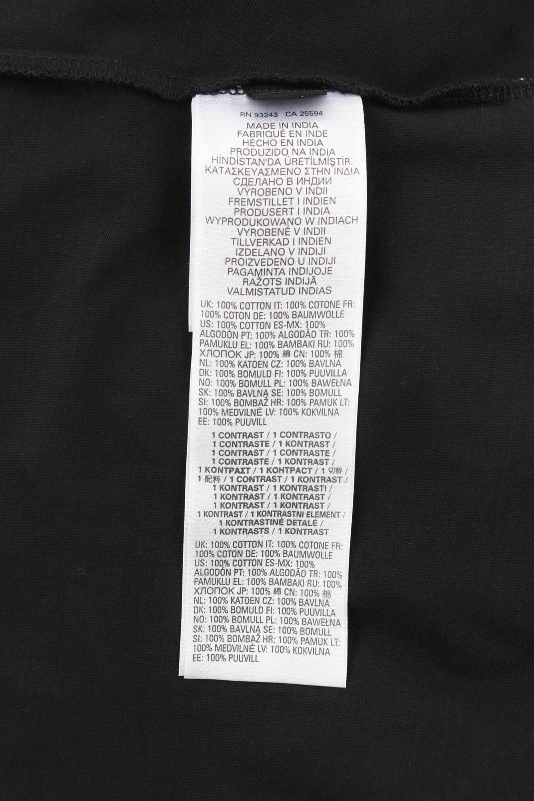 DIESEL T-Shula Men T-Shirt M Black Long Sleeved Crew Neck Logo Tricot Stretch