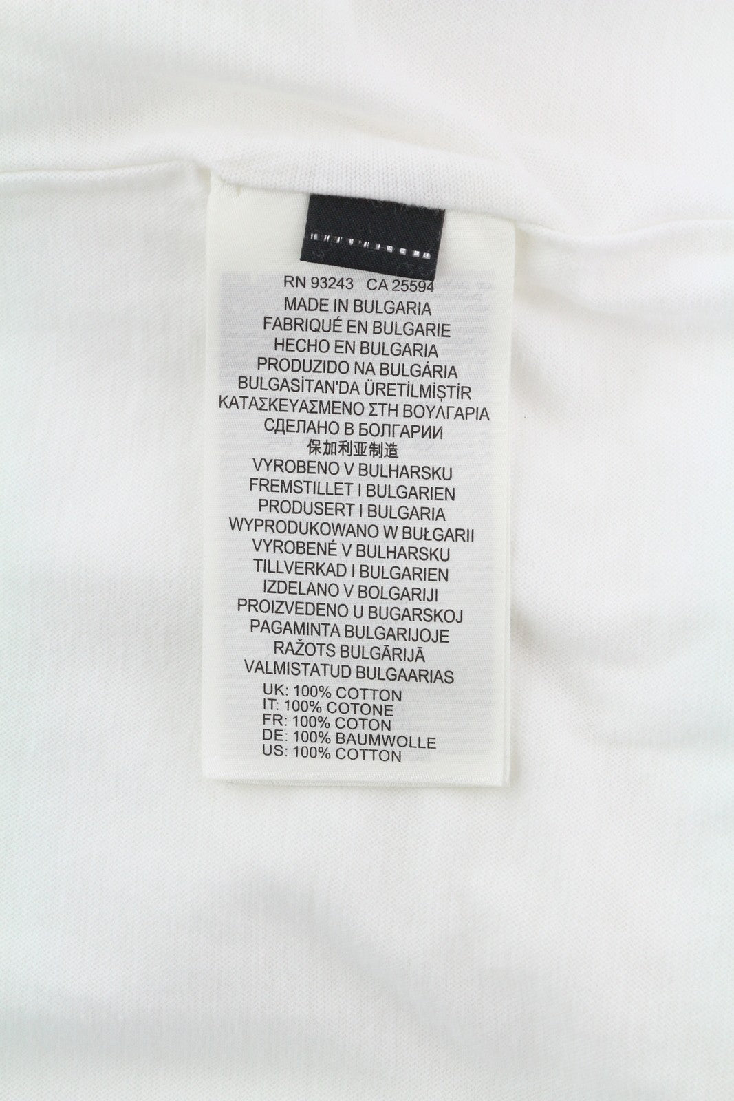 DIESEL T-Jubind-LS-Slits Men T-Shirt 2XL White Long Sleeve Crew Neck Tricot